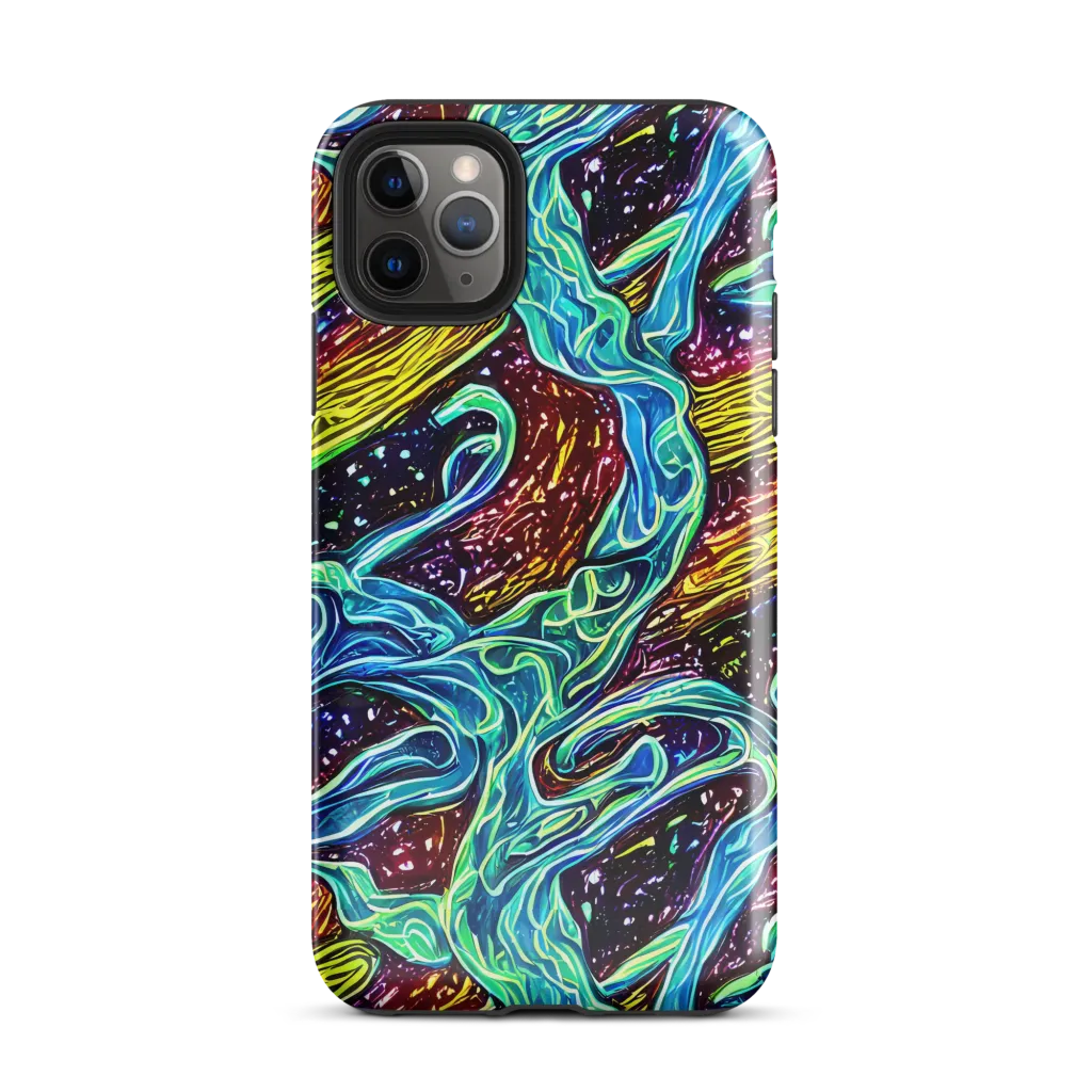Acid Tide on Tough Case for iPhone® — Front