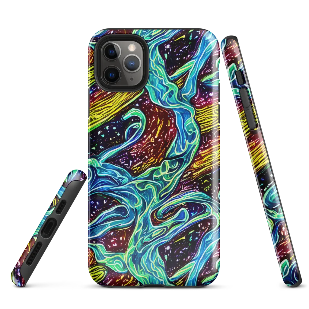 Acid Tide on Tough Case for iPhone® — Front