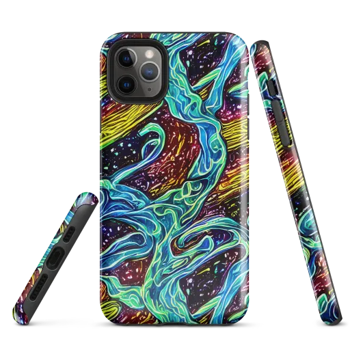 Acid Tide on a Tough Case for iPhone®