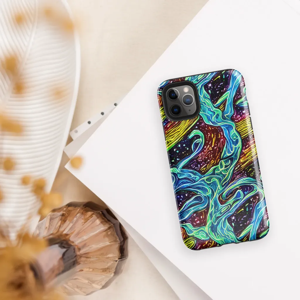 Acid Tide on Tough Case for iPhone® — Front