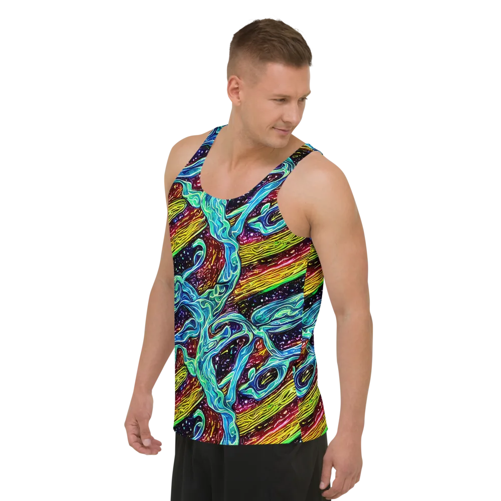 Acid Tide on Men's Tank Top — Left Front