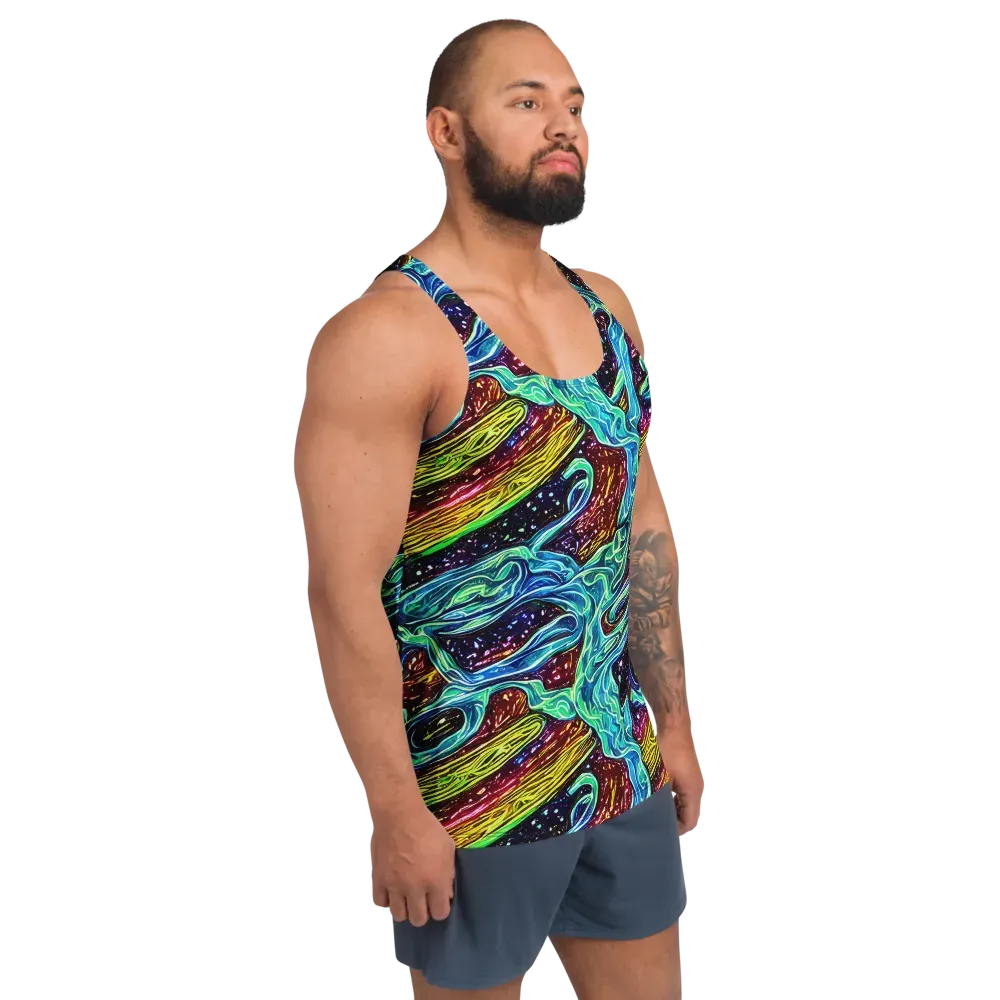 Acid Tide on Men's Tank Top — Right Front