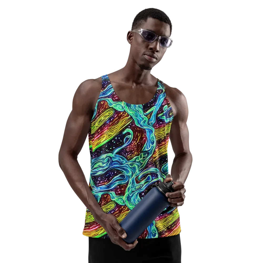 Acid Tide on Men's Tank Top — Front