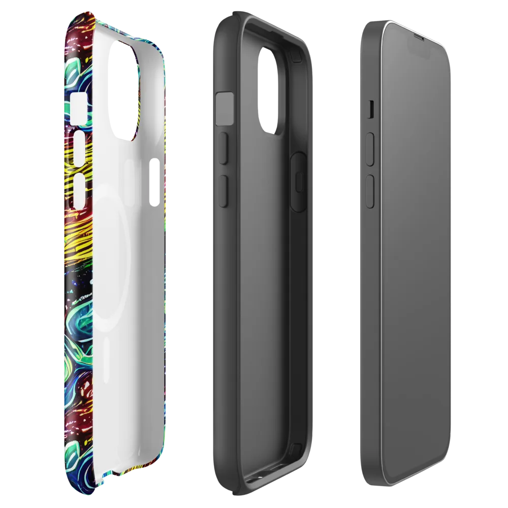 Acid Tide on MagSafe Tough Case for iPhone® — Front
