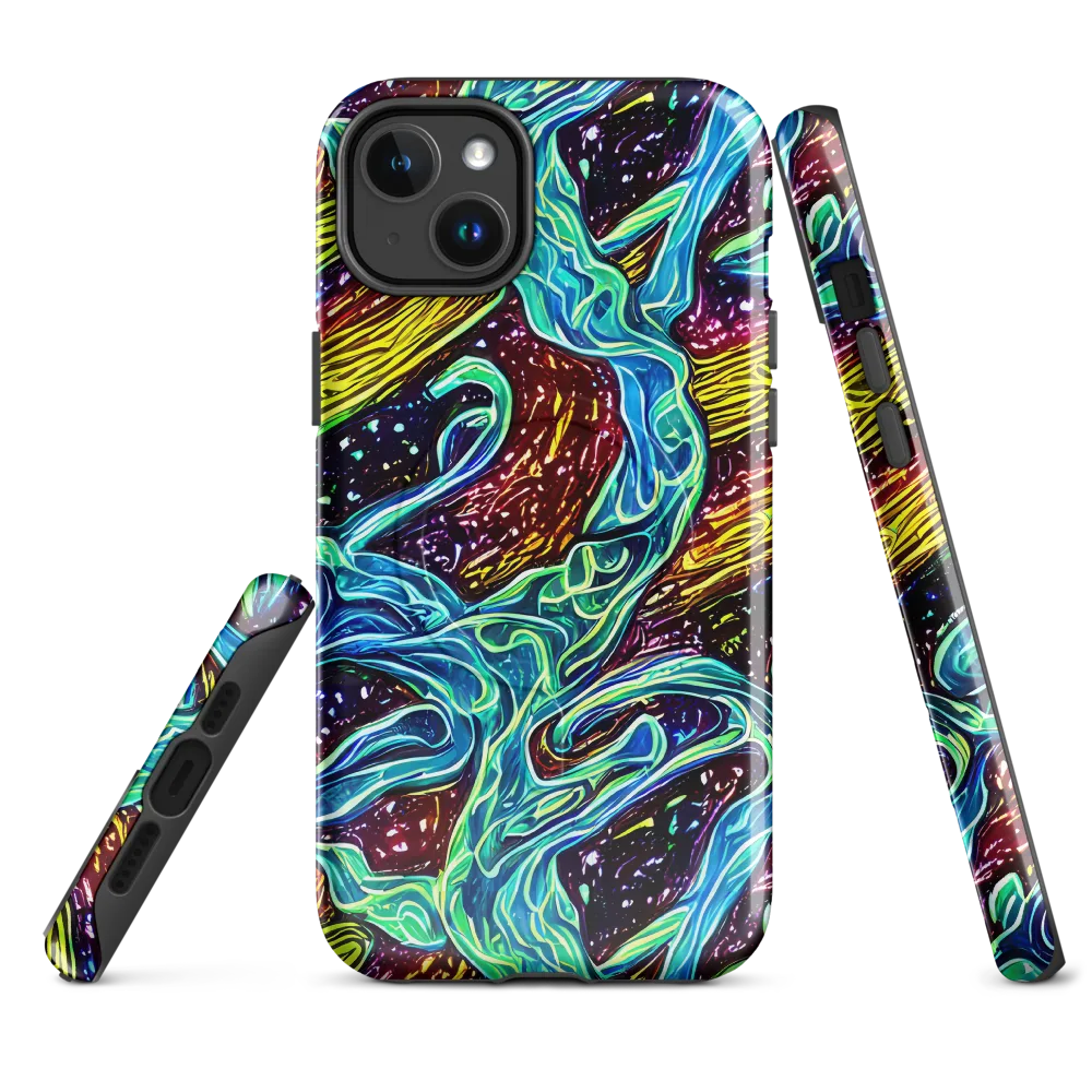 Acid Tide on MagSafe Tough Case for iPhone® — Front