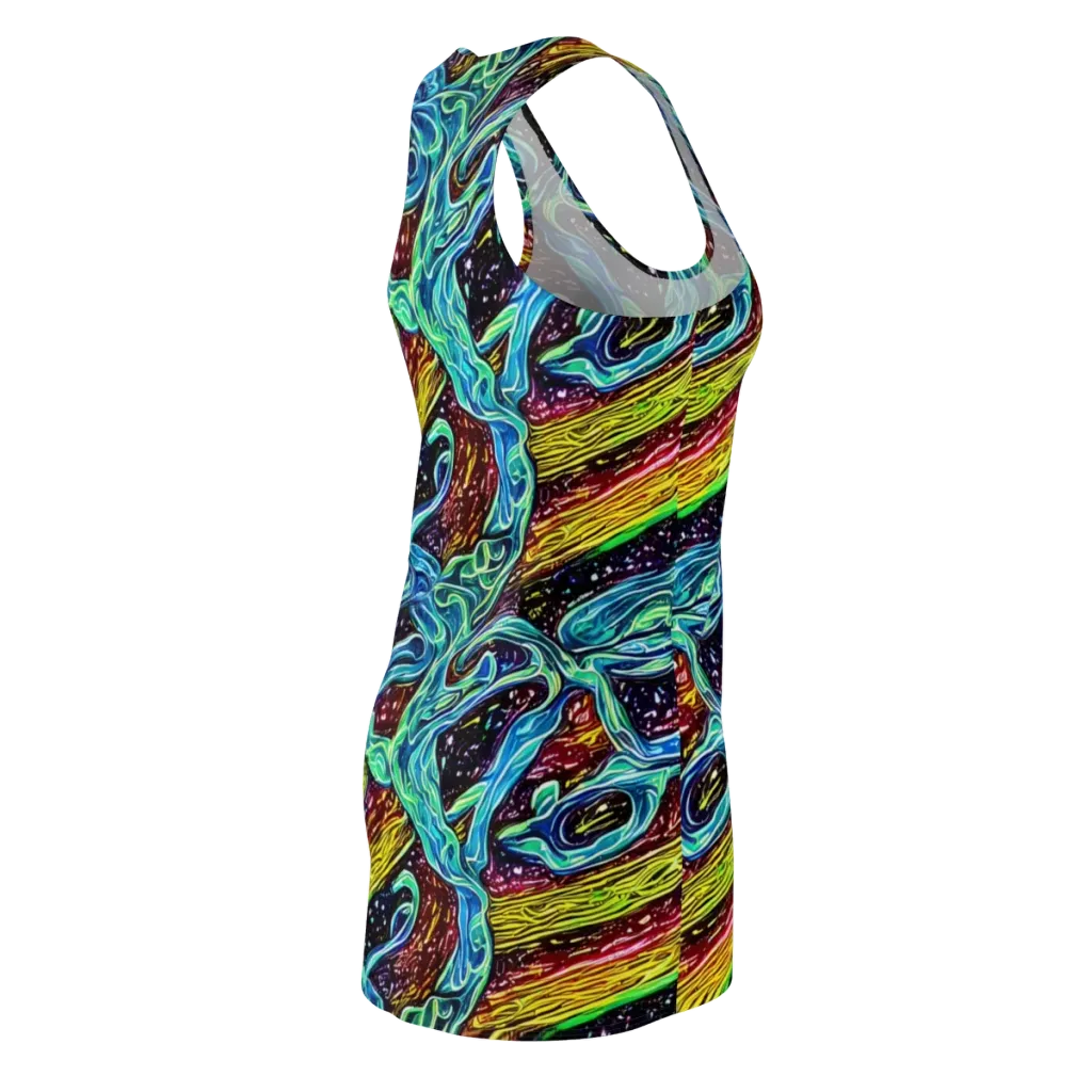 Acid Tide on Racerback Dress — Back Side