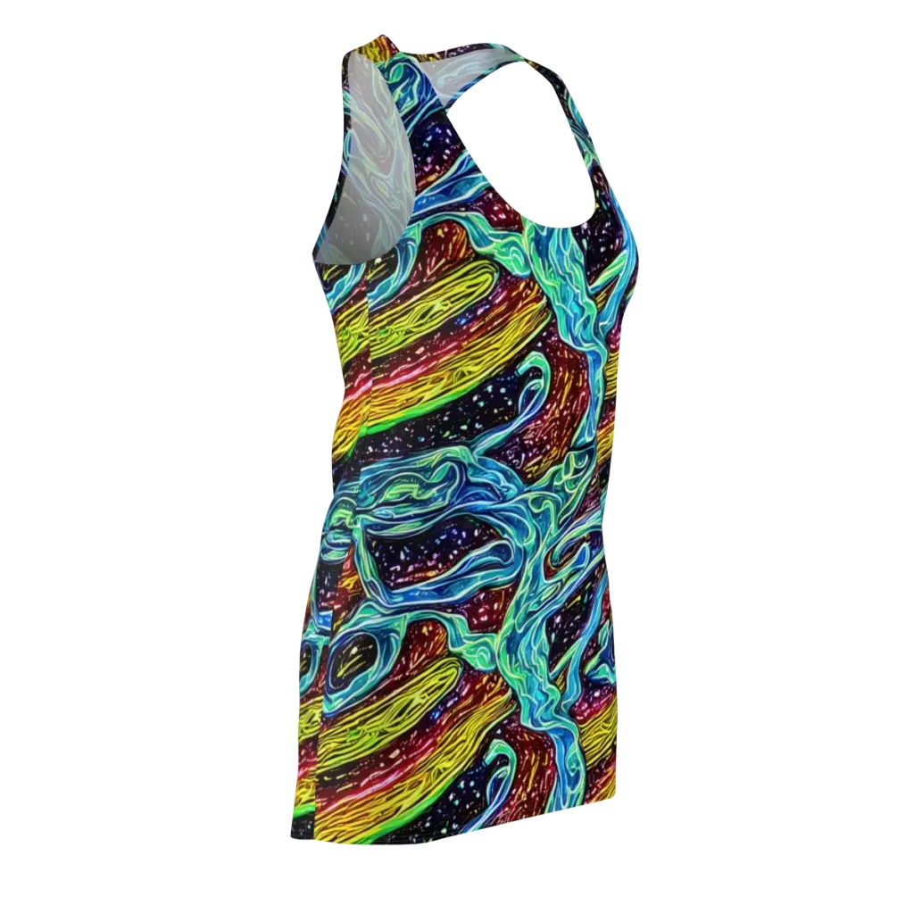 Acid Tide on Racerback Dress — Front Side