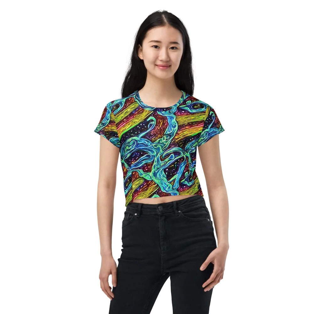Acid Tide on Crop Tee — Front