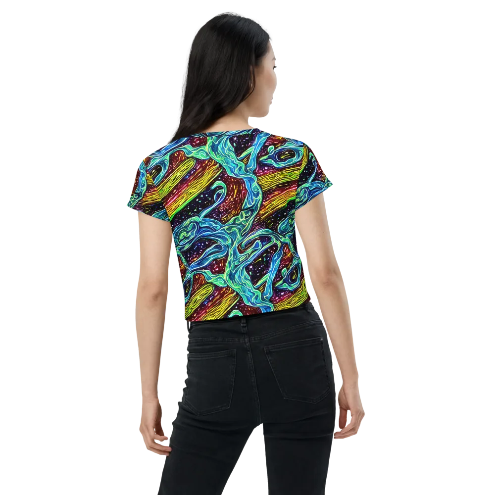 Acid Tide on Crop Tee — Back