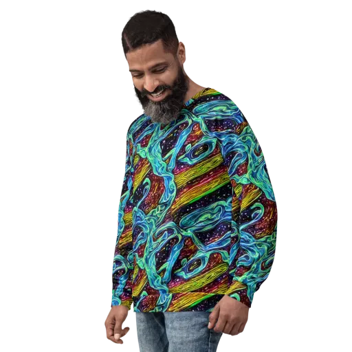 Acid Tide on a Sweatshirt