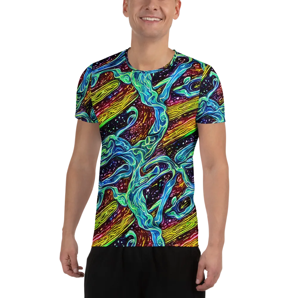 Acid Tide on Men's Athletic T-Shirt — Front