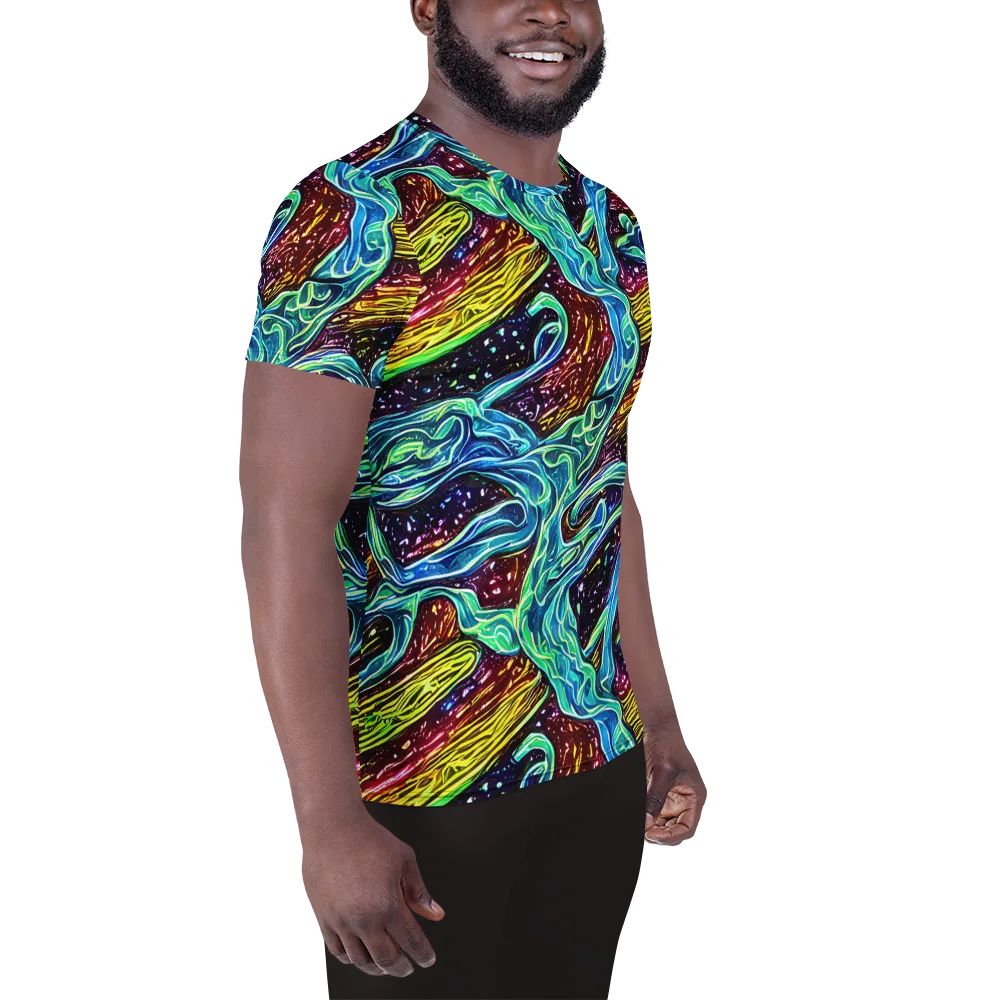 Acid Tide on Men's Athletic T-Shirt — Right