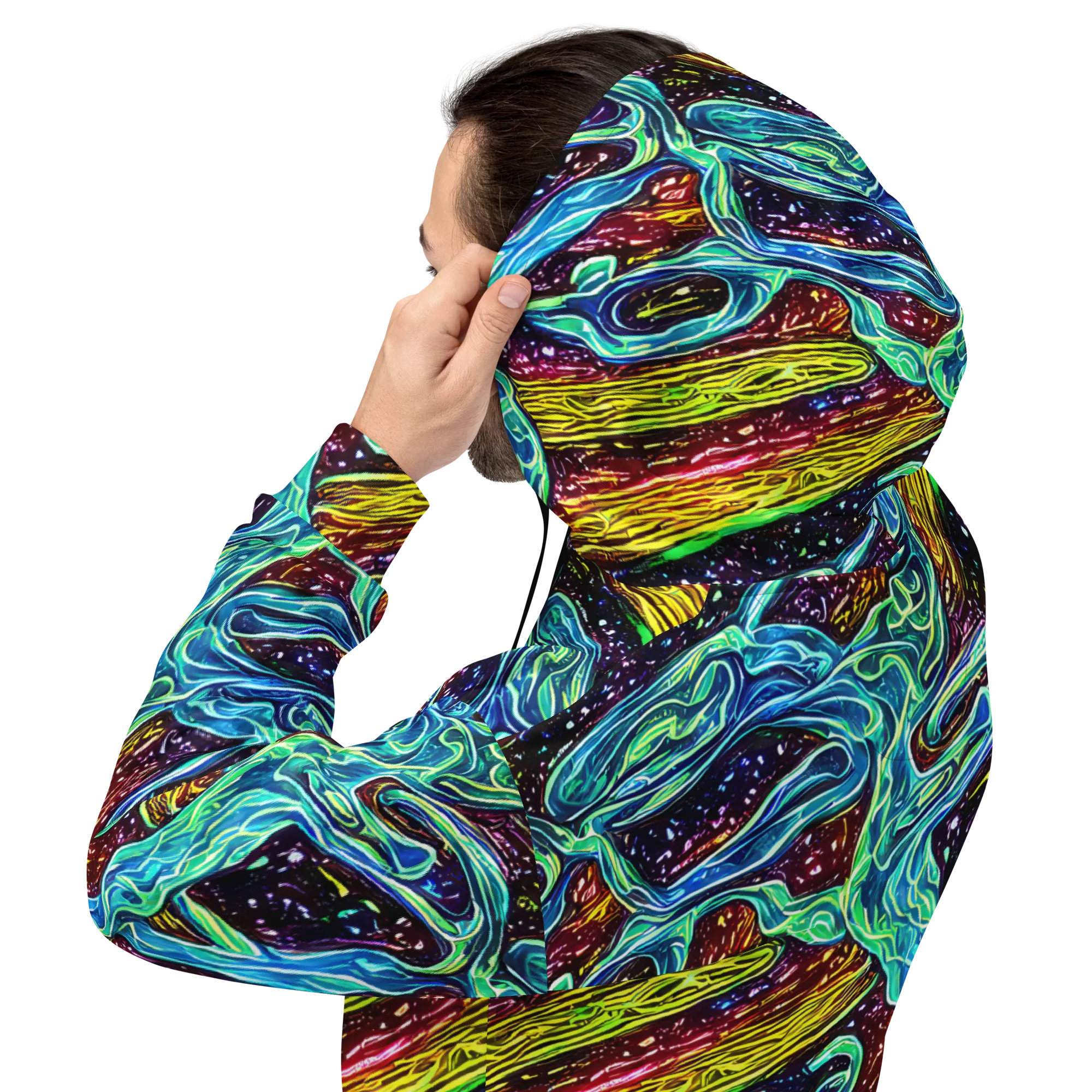 Acid Tide on Hoodie — Back