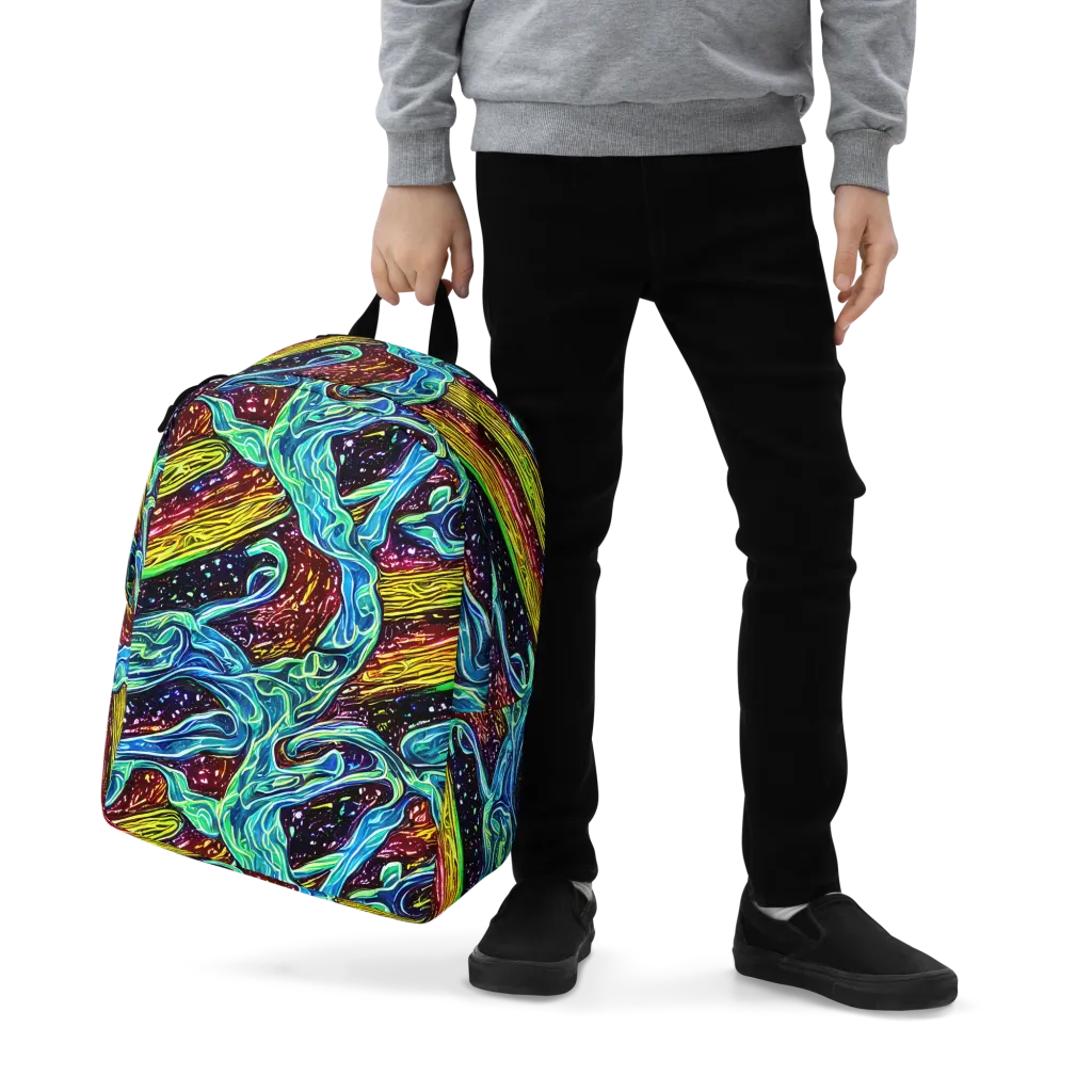 Acid Tide on Minimalist Backpack — Zoomed-in