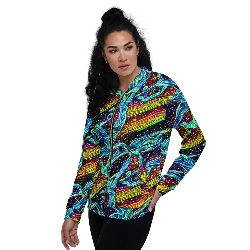 Acid Tide on Bomber Jacket — Left
