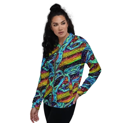 Acid Tide on a Bomber Jacket