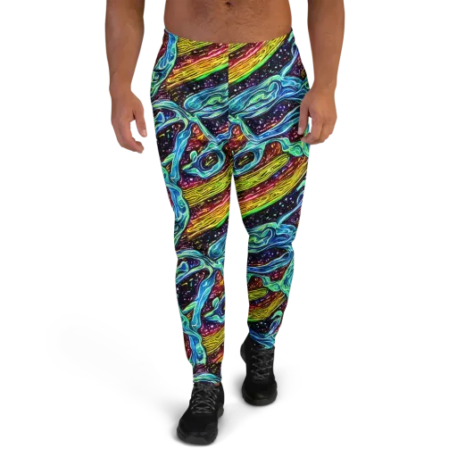 Acid Tide on a Men's Joggers