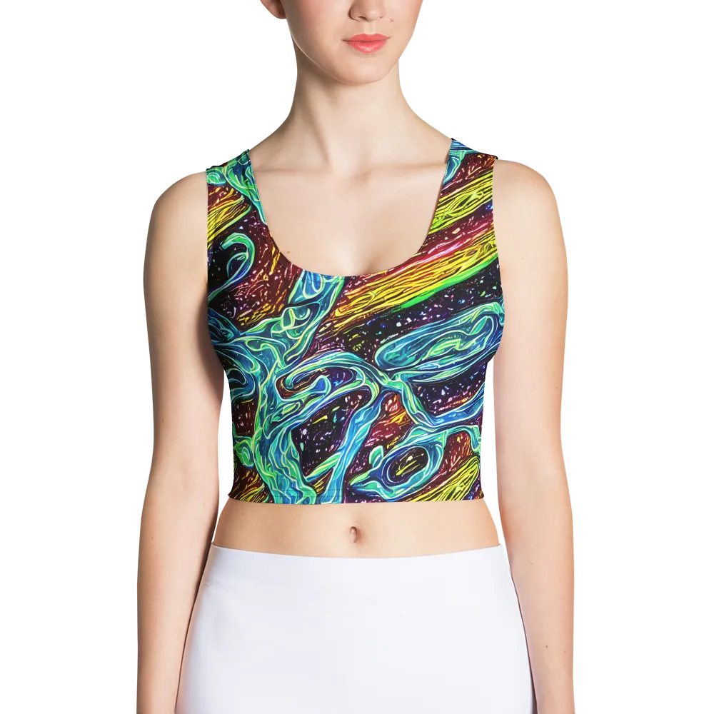 Acid Tide on Crop Top — Front