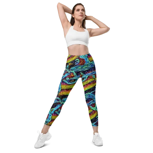 Acid Tide on a Leggings with Pockets