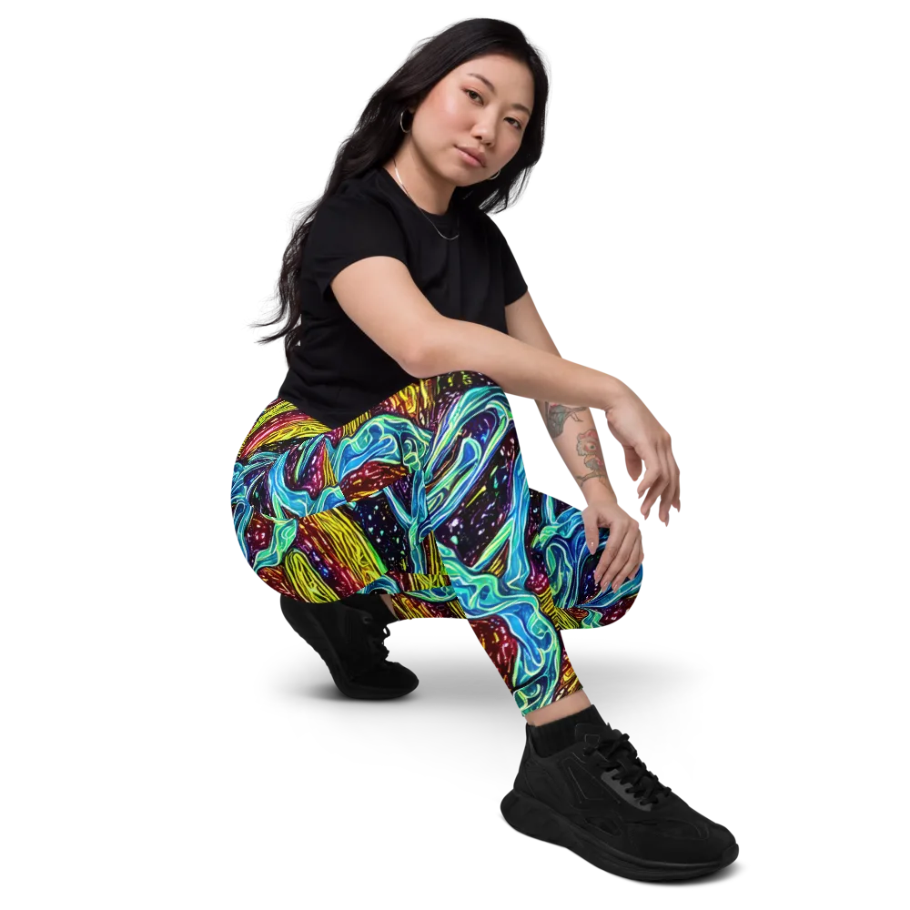 Acid Tide on Leggings with Pockets — Right Front