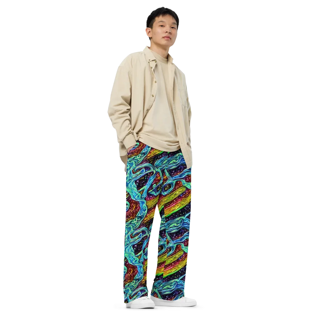Acid Tide on Wide-Leg Pants — Right Front