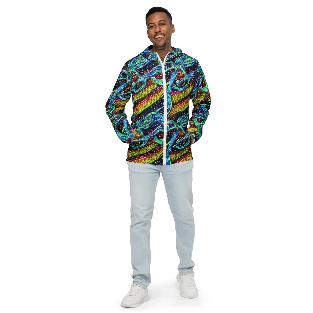 Acid Tide on Men's Windbreaker — Front