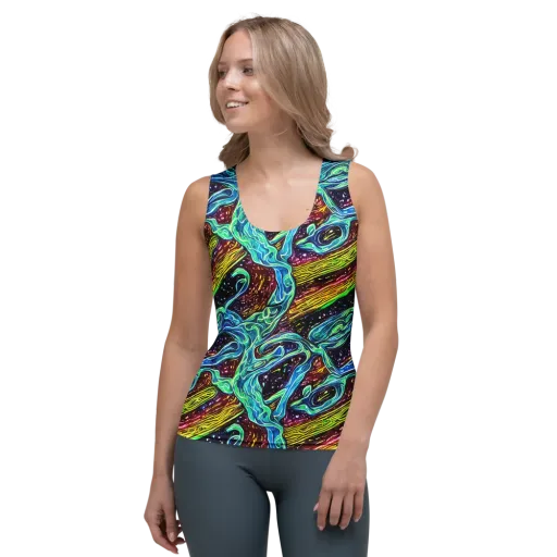 Acid Tide on a Women's Tank Top