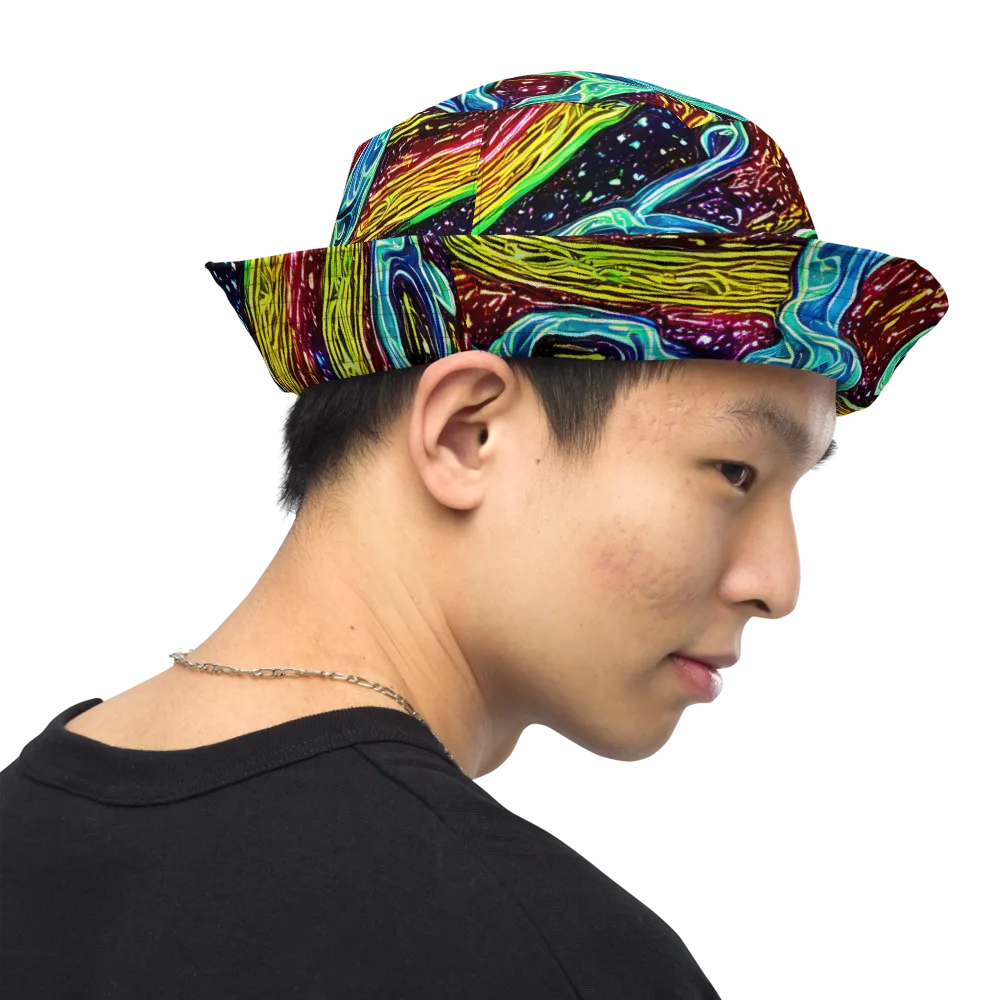 Acid Tide on Reversible Bucket Hat — Right Outside