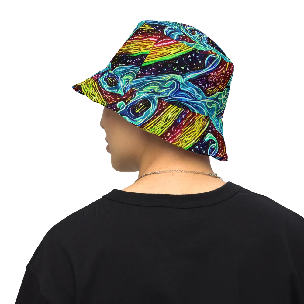 Acid Tide on Reversible Bucket Hat — Back Inside
