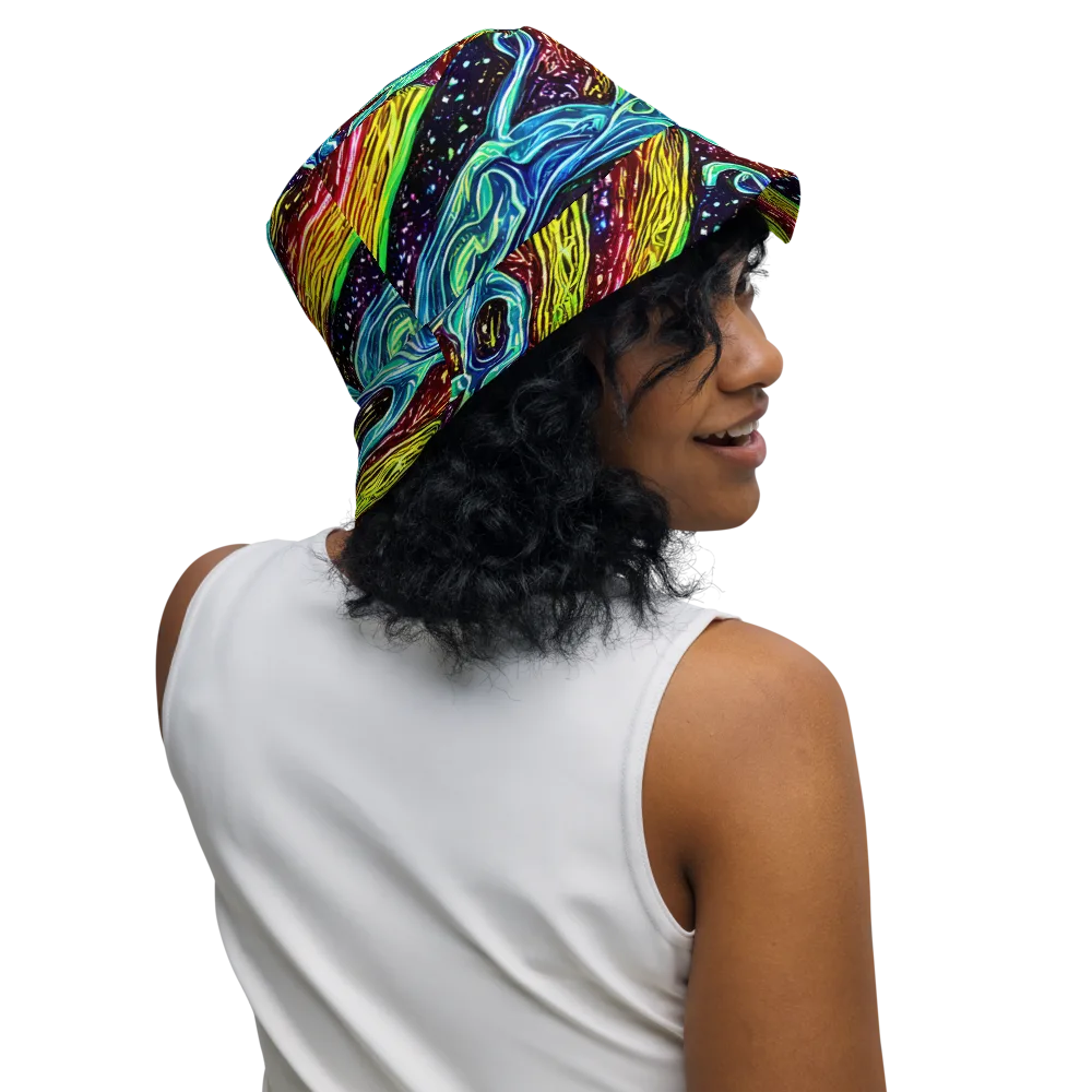 Acid Tide on Reversible Bucket Hat — Right Outside