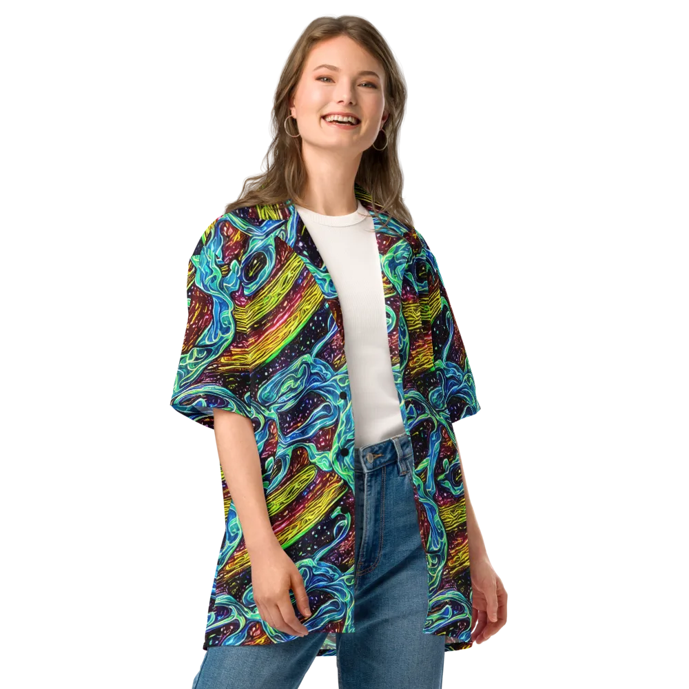 Acid Tide on Button Shirt — Front