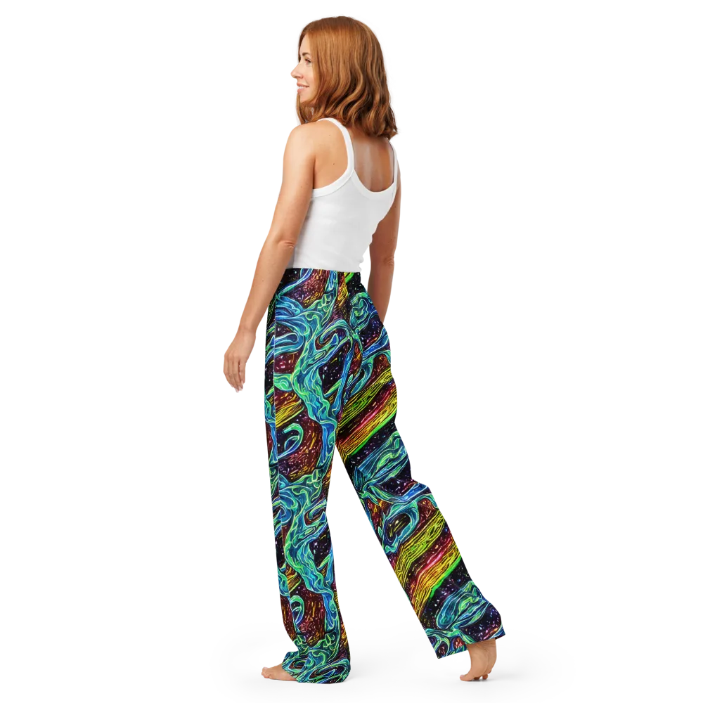 Acid Tide on Women's Pajama Pants — Back