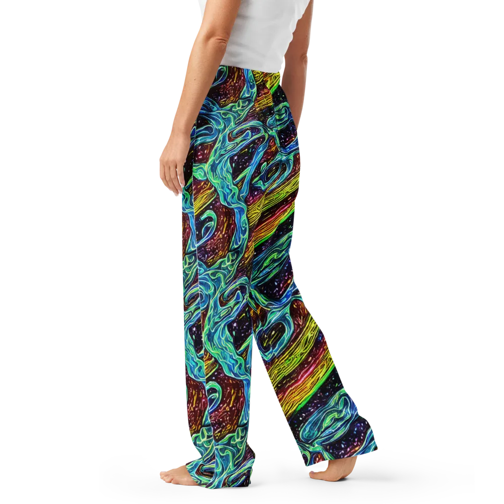 Acid Tide on Women's Pajama Pants — Left