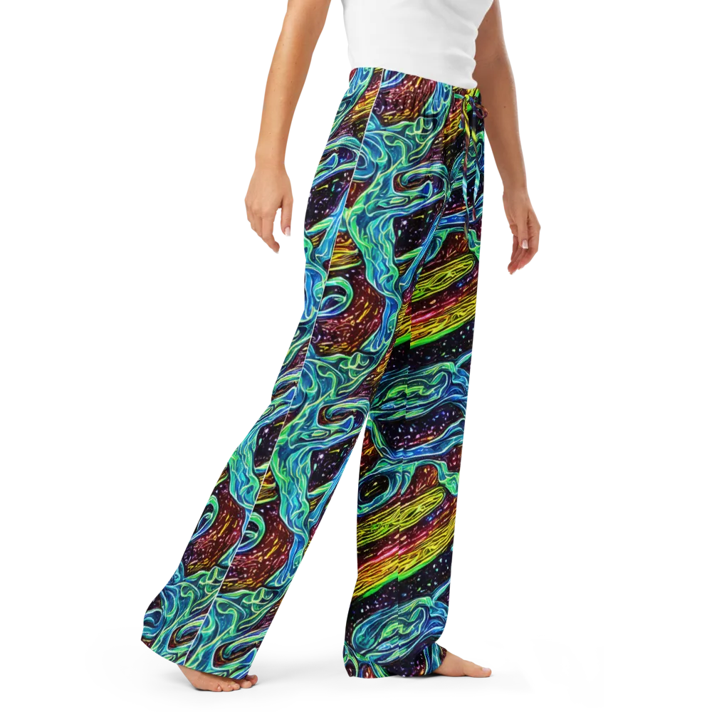 Acid Tide on Women's Pajama Pants — Right Front