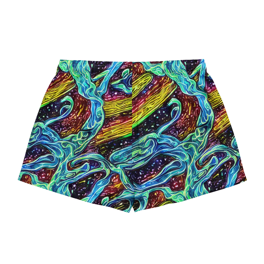 Acid Tide on Women's Pajama Shorts — Back