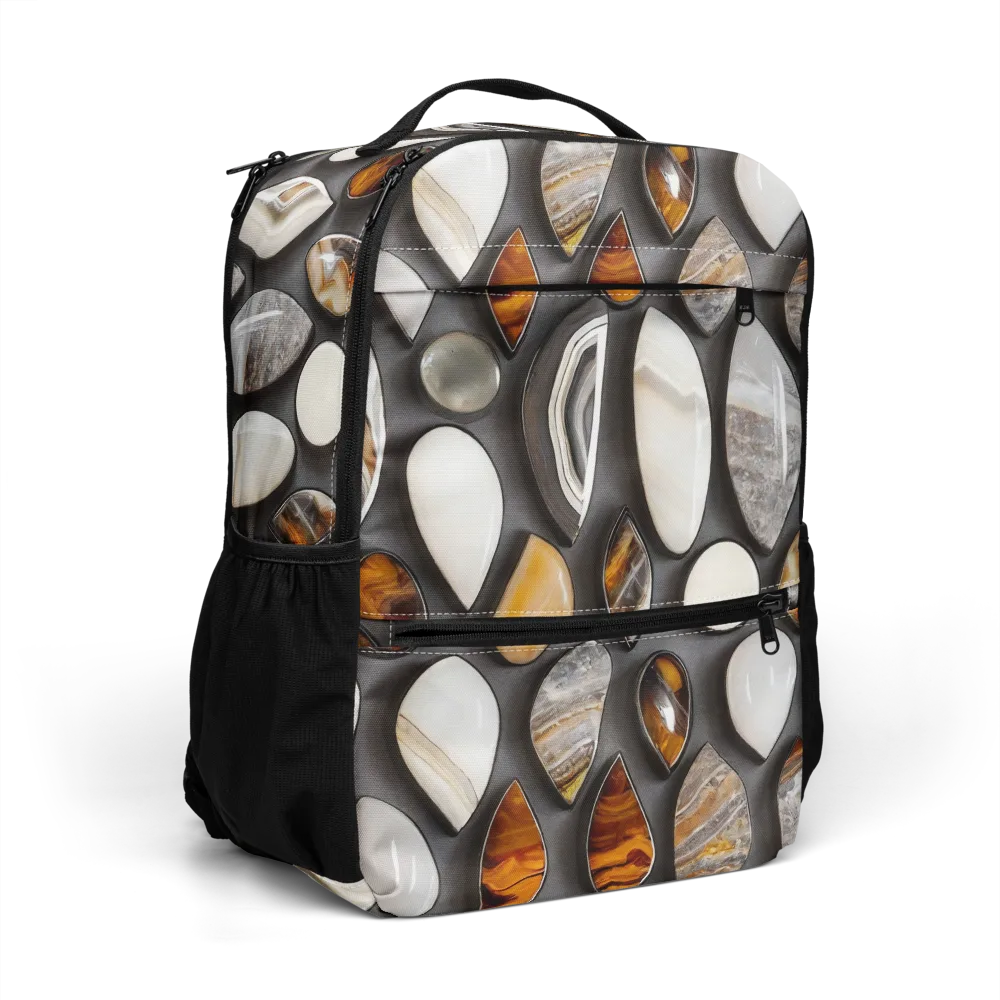 Obsidian Agate on Utility Backpack — Right Front
