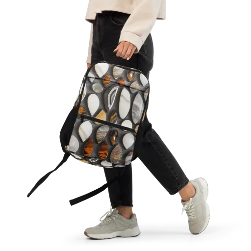 Obsidian Agate on a Utility Backpack