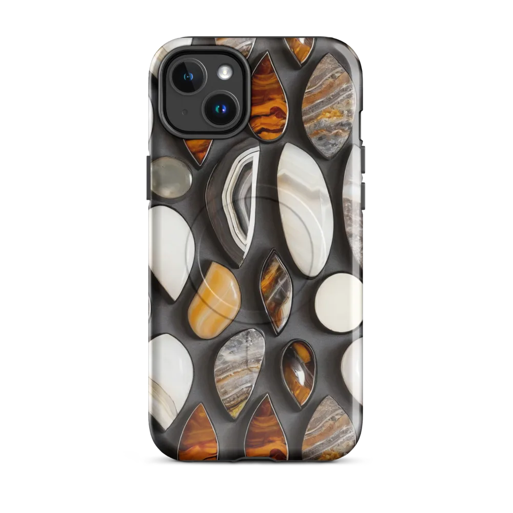 Obsidian Agate on MagSafe Tough Case for iPhone® — Front