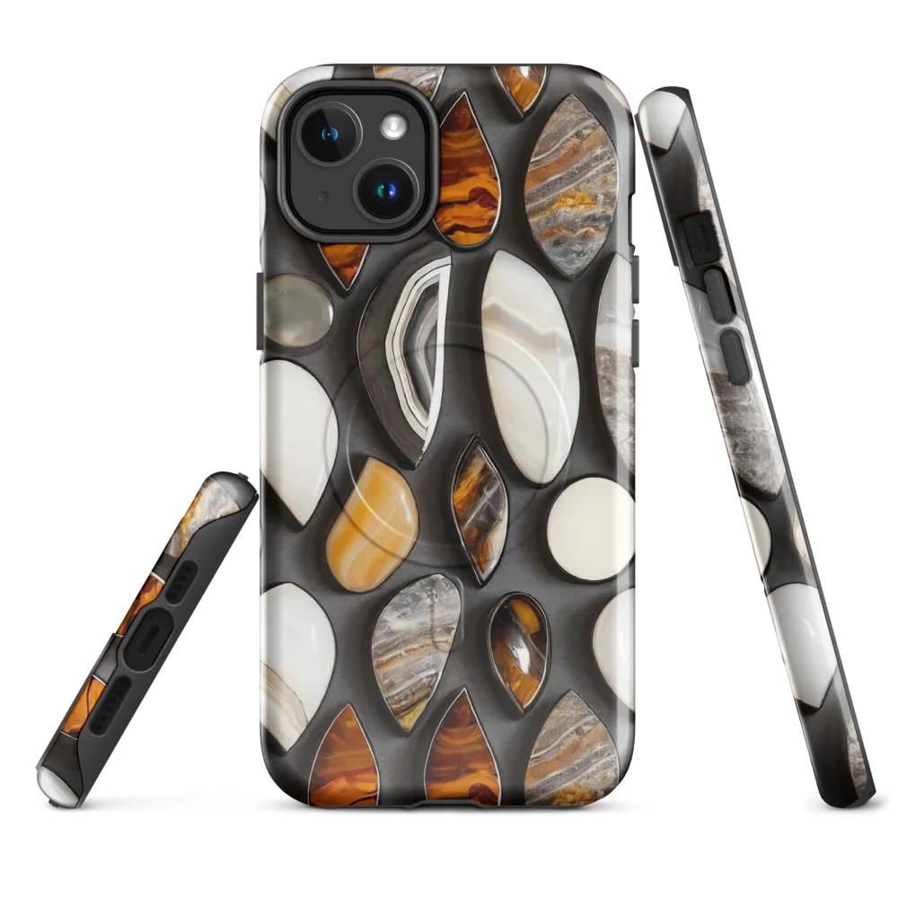 Obsidian Agate on MagSafe Tough Case for iPhone® — Front