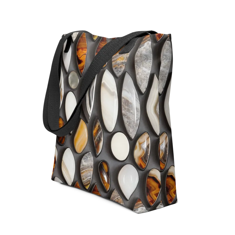 Obsidian Agate on Tote Bag — Front