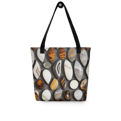 Obsidian Agate on a Tote Bag