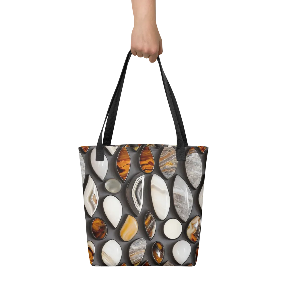 Obsidian Agate on Tote Bag — Front