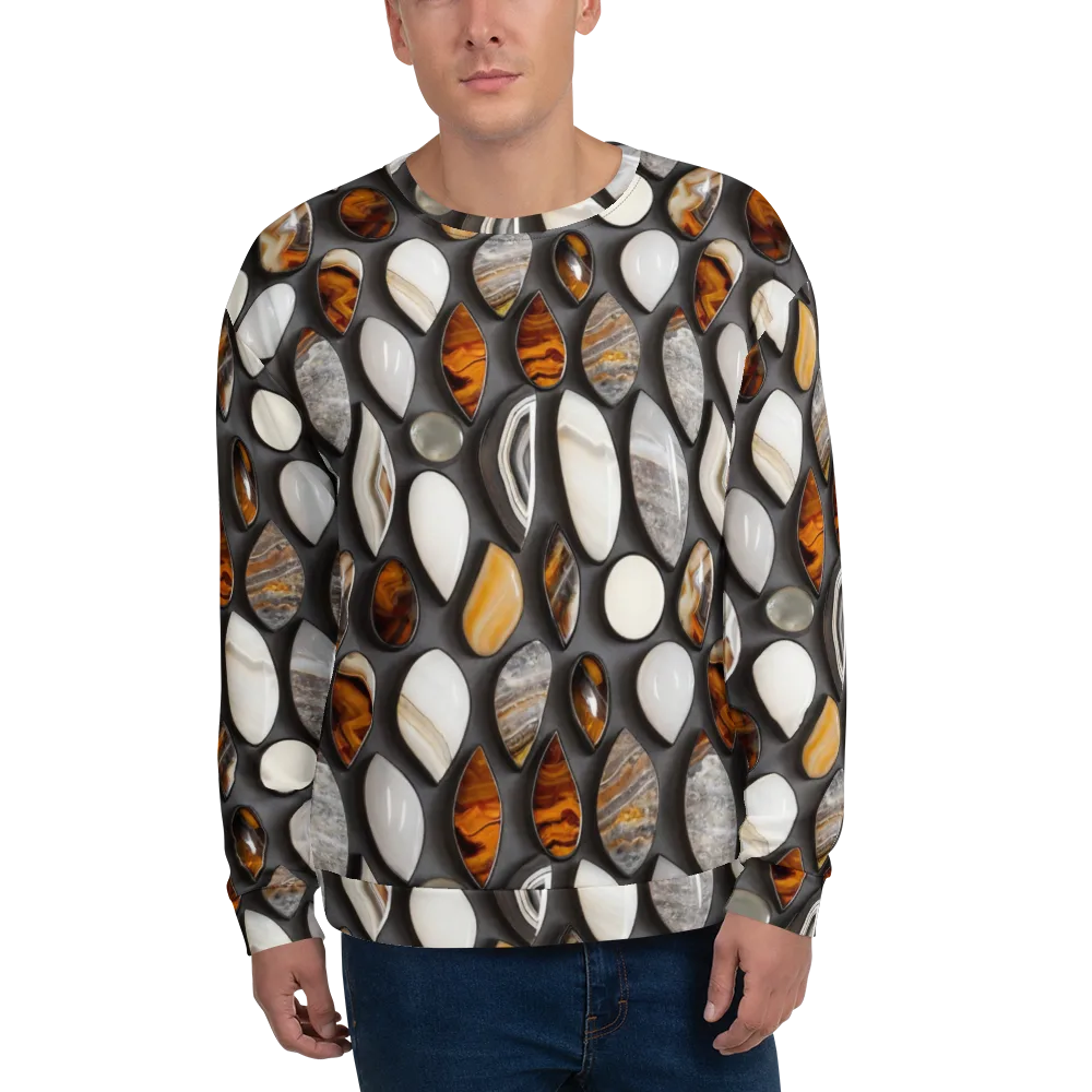 Obsidian Agate on Sweatshirt — Front