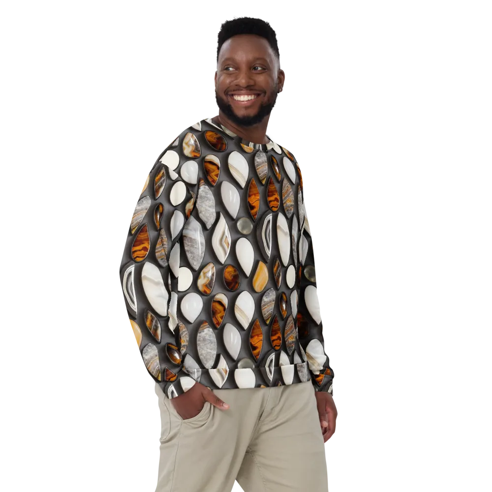 Obsidian Agate on Sweatshirt — Front