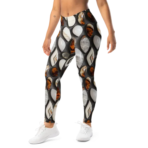 Obsidian Agate on a Leggings