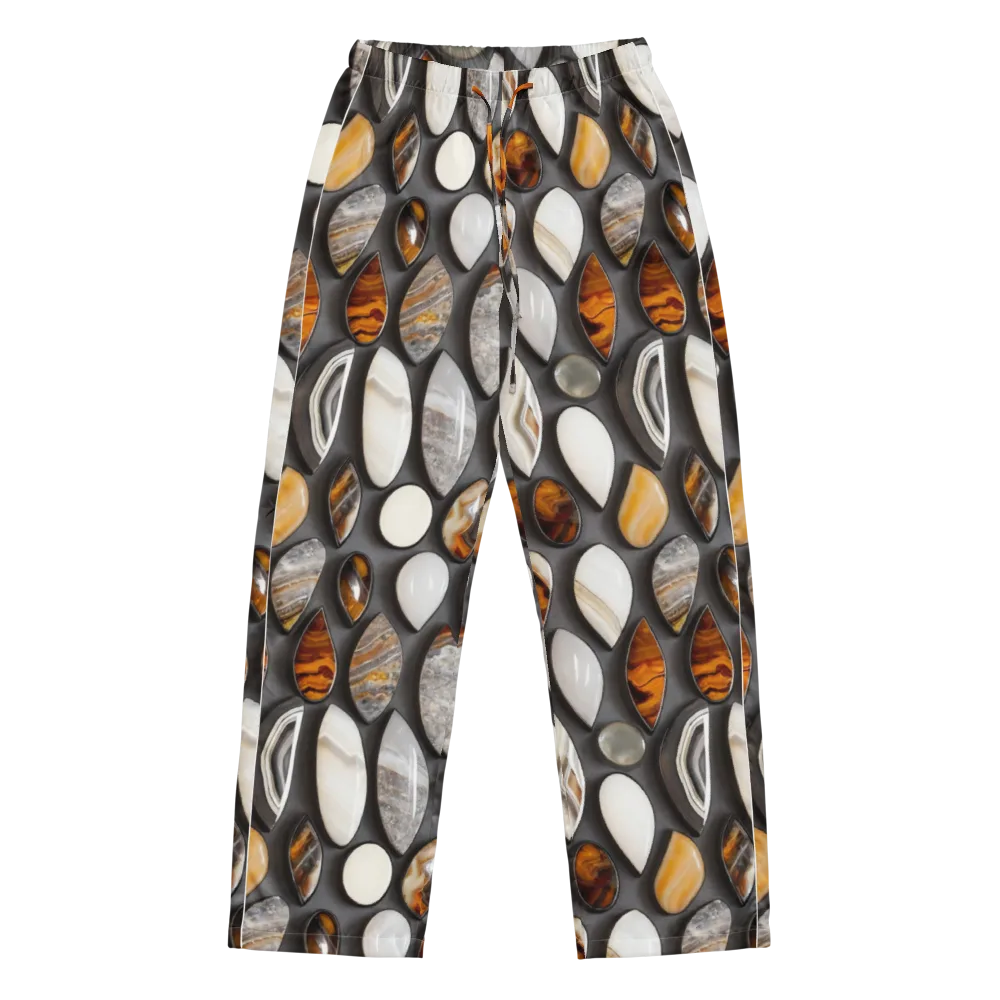 Obsidian Agate on Women's Pajama Pants — Front
