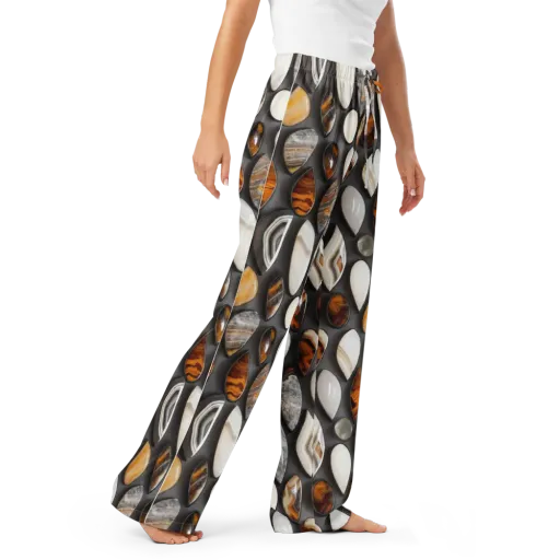 Obsidian Agate on a Women's Pajama Pants