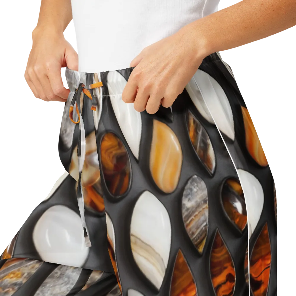 Obsidian Agate on Women's Pajama Pants — Product details