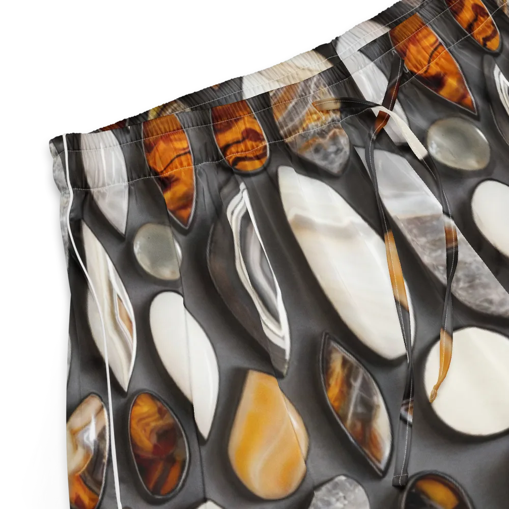 Obsidian Agate on Women's Pajama Shorts — Product details