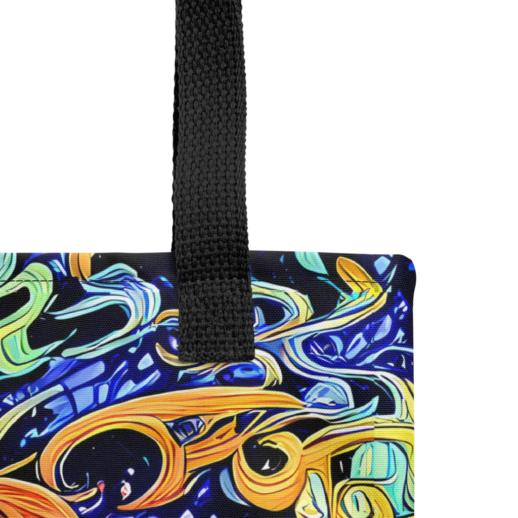 Midnight Ribbons on Tote Bag — Product details